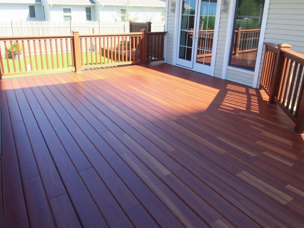 Backyard Deck Restoration after