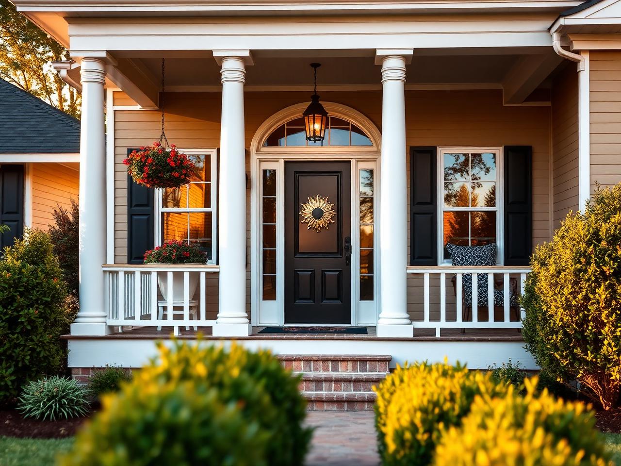 Front Porch Renovation after