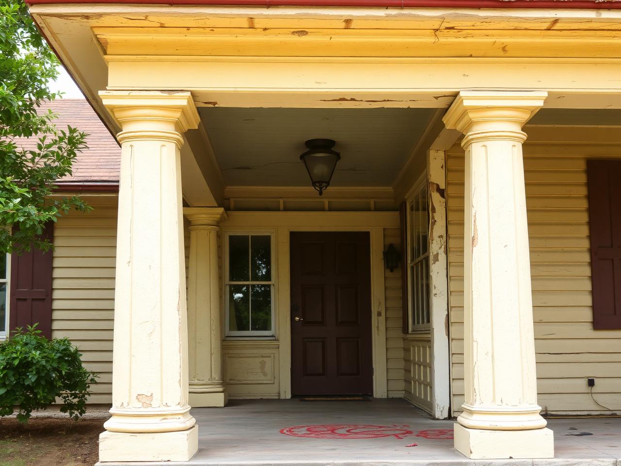 Front Porch Renovation before